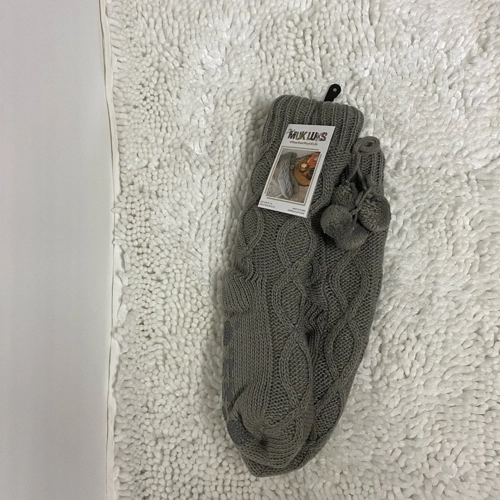 NWT MUK LUKS Sherpa Lined Socks, S/M